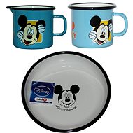 Metalac Enamel set 3pcs, Disney Mickey Mouse decor - Kitchenware Set