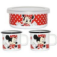 Metallic Enamel set 3pcs, Disney Minnie Mouse design - Cookware Set