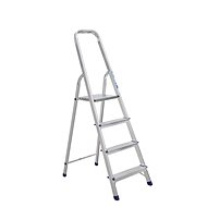 ALUMET Aluminium single-sided racks, 4 rungs - Stepladder