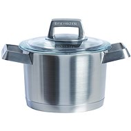 Mehrzer Konix Metalac Deep Pan with Lid 16cm, Strainless Steel - Pot