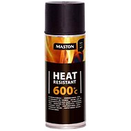 Maston Spray HEAT RESISTANT 600°C BLACK MATT  400ml - Spray Paint