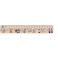 METRIE Didakt M02 wooden, timing, 20 cm - Ruler
