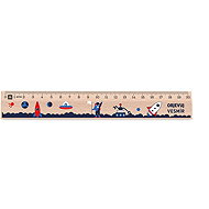 METRIE Didakt M02 wooden, explore the universe, 20 cm - Ruler