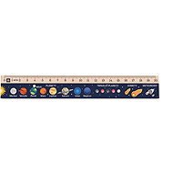 METRIE Didakt M02 wooden, solar system, 20 cm - Ruler