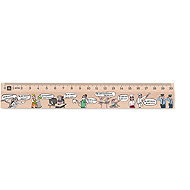 METRIE Didakt M02 wooden, tiergerausche, 20 cm - Ruler
