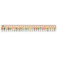 METRIE Didakt M07 wooden, alphabet, 25 cm - Ruler