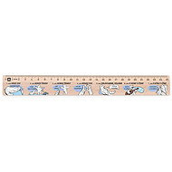 METRIE Didakt M07 wooden, rhetorical falls, 25 cm - Ruler