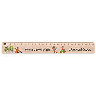 METRIE Didakt M07 wooden, welcome to first class, 25 cm - Ruler