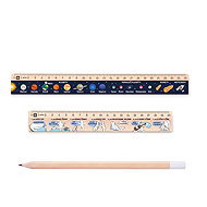 METRIE DSM01 3-piece school set of rulers and pencils - Ruler