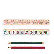 METRIE DSM03 4-piece school set of rulers and pencils Faber Castell - Ruler