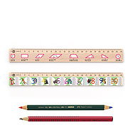 METRIE DSM05 4-piece school set of rulers and pencils Faber Castell - Ruler
