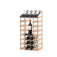 Metrie Raxi Classix 6024R Stand for 24 bottles made of steel and solid wood - Wine Stand