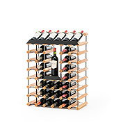 Metrie Raxi Classix 6040R Stand for 40 bottles made of steel and solid wood - Wine Stand