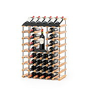 Metrie Raxi Classix 6046R Stand for 46 bottles made of steel and solid wood - Wine Stand
