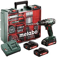 METABO Aku vrtačka BS 18 Set mobilní dílna 3x2,0Ah - Aku vrtačka