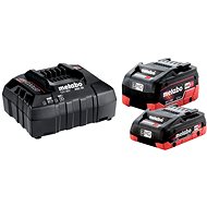 METABO Rechargeable battery for cordless tools Set LiHD 18V 1 × 4.0 Ah + 1 × 5.5 Ah, charger ASC 55 - Rechargeable Battery for Cordless Tools