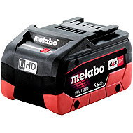 METABO Battery LiHD 18V, 5,5 Ah - Rechargeable Battery for Cordless Tools