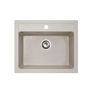 Metalac Granit X Quadro 60, champagne - Granite Sink