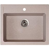 Metalac Granit X Quadro 60, béžový - Granite Sink