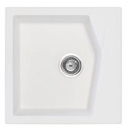 Metalac Granit X Linea 50, white - Granite Sink
