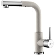 Metalac Lux S pull-out sink mixer beige - Tap