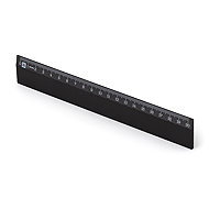 METRIE Scholar-20SC wooden, black, 20 cm - Ruler