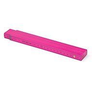 Metrie Block-52 folding tape measure, 2 m, pink - Metre