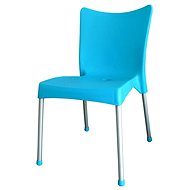 MEGAPLAST VITA Plastic, ALUMINIUM Legs, Turquoise - Garden Chair