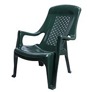 MEGAPLAST CLUB plast, tm. zelená - Záhradná stolička