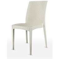 MEGAPLAST DALIA Polyratan, ALUMINIUM Legs, Champagne - Garden Chair