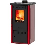 Alfa Plam ELITA 2*CV ECO, red, 6,5 kW, flue 120 mm - Wood Stove