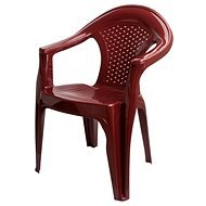 MEGA PLAST Kerti szék GARDENIA, bordó - Kerti szék