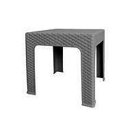 MEGA PLAST Kerti asztal BISTRO, szürke 48cm - Kerti asztal
