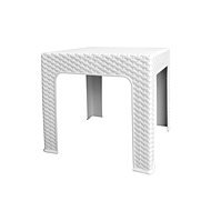 MEGA PLAST Stôl záhradný BISTRO, biely 48 cm - Záhradný stôl