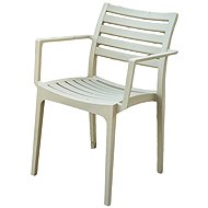 Mega Plast MP1548 Capri 83 × 58 × 57 cm, Cappuccino - Garden Chair