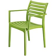 Mega Plast MP1548 Capri 83 × 58 × 57 cm, Croco Green - Garden Chair