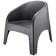Mega Plast MP1551 Toscana 80 × 75 × 76 cm, Wenge - Garden Chair