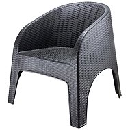 Mega Plast MP1551 Toscana 80 × 75 × 76 cm, Anthracite - Garden Chair