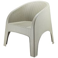 Mega Plast MP1551 Toscana 80 × 75 × 76 cm, Cappuccino - Garden Chair