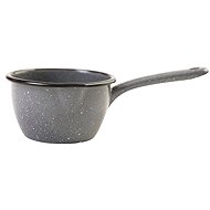 Metalac Kámen, conical enamelled saucepan with spout and handle, 12 cm, 0.7 l - Saucepan