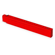 METRIE Block 72 folding tape measure 2m, neon red - Metre