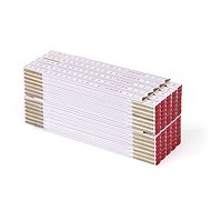 METRIE Profi 15 folding tape measure 3 m, white, 10 pcs - Metre