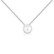 Meucci Adjustable Pearl Eye Necklace - Necklace
