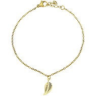 Meucci Adjustable Feather Bracelet, Gold - Bracelet