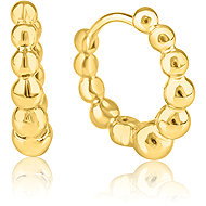 Meucci Náušnice Bubliny gold II - Earrings
