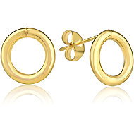 Meucci Náušnice Kolečko gold - Earrings