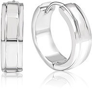 Meucci Náušnice Kroužky rovná linie - Earrings