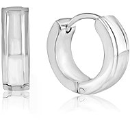 Meucci Náušnice Kroužky s jemným rytím - Earrings