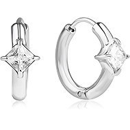 Meucci Náušnice Kroužky se zirkonem - Earrings