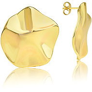 Meucci Náušnice Lopuch gold - Earrings